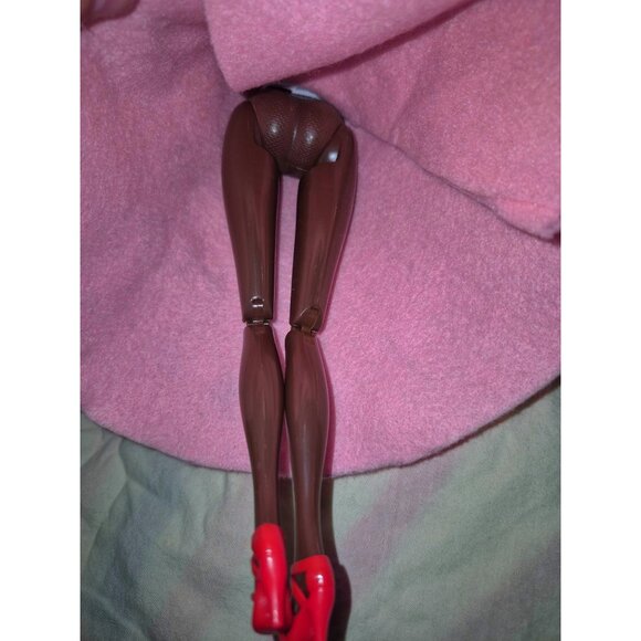 Barbie -like Doll 1950s-Inspired Outfit With Pink Poodle Skirt White Top Red Sho - Picture 6 of 8